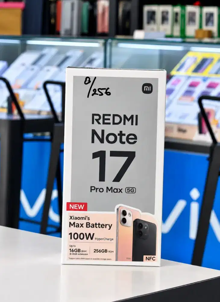 Xiaomi Redmi Note 17 Pro Max 5G 8/256GB SIAP ANTAR FREE ONGKIR