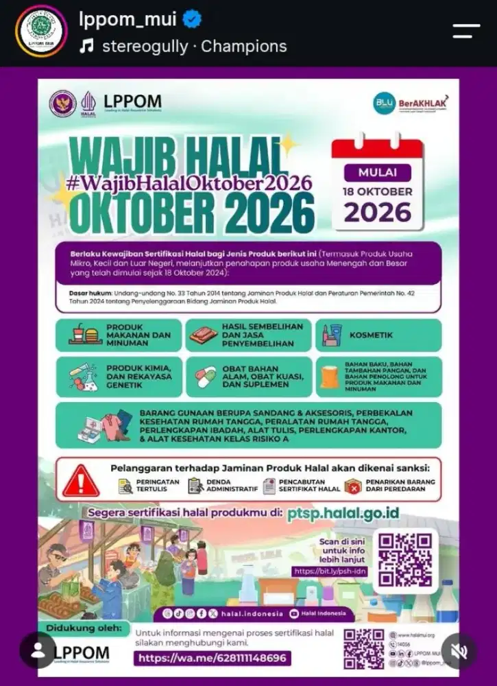 Jasa urus NIB dan sertifikat halal UMK