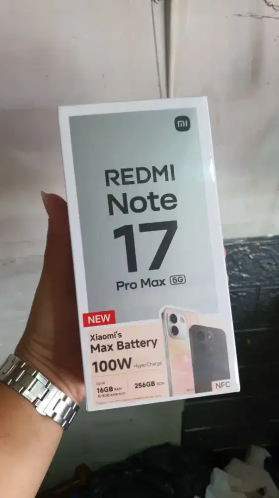 Redmi note 17 Promachus 5G 8/256 new segel box