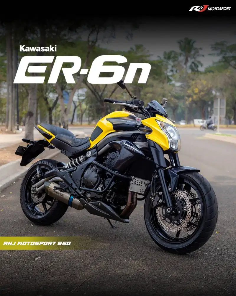 Kawasaki ER6N Er6 N Ninja 650 Nik 2012 Warna Kuning