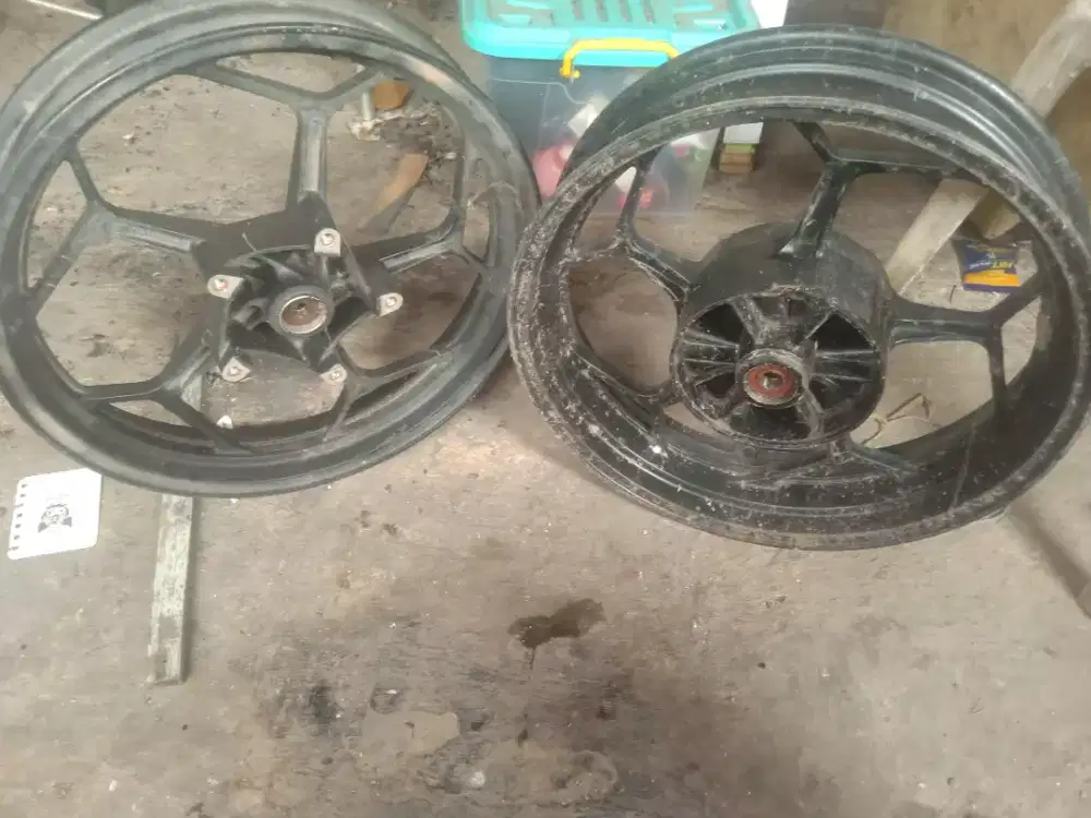 velg racing ninja 250 fi depan belakang 2,2jt. nego