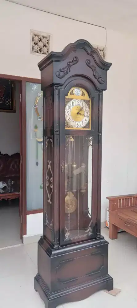 Jam lemari junghan made in jerman antik jam idup normal