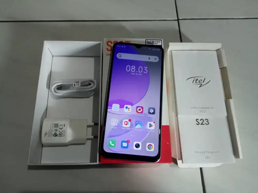 Itel S23 ram 16(8+8)/128gb Fullset