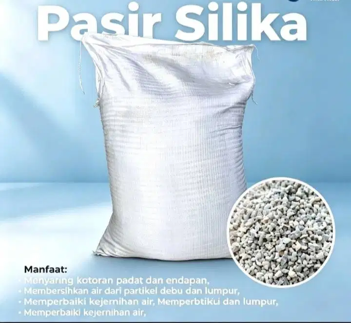 pasir silika 25kg /pasir menjernihkan air