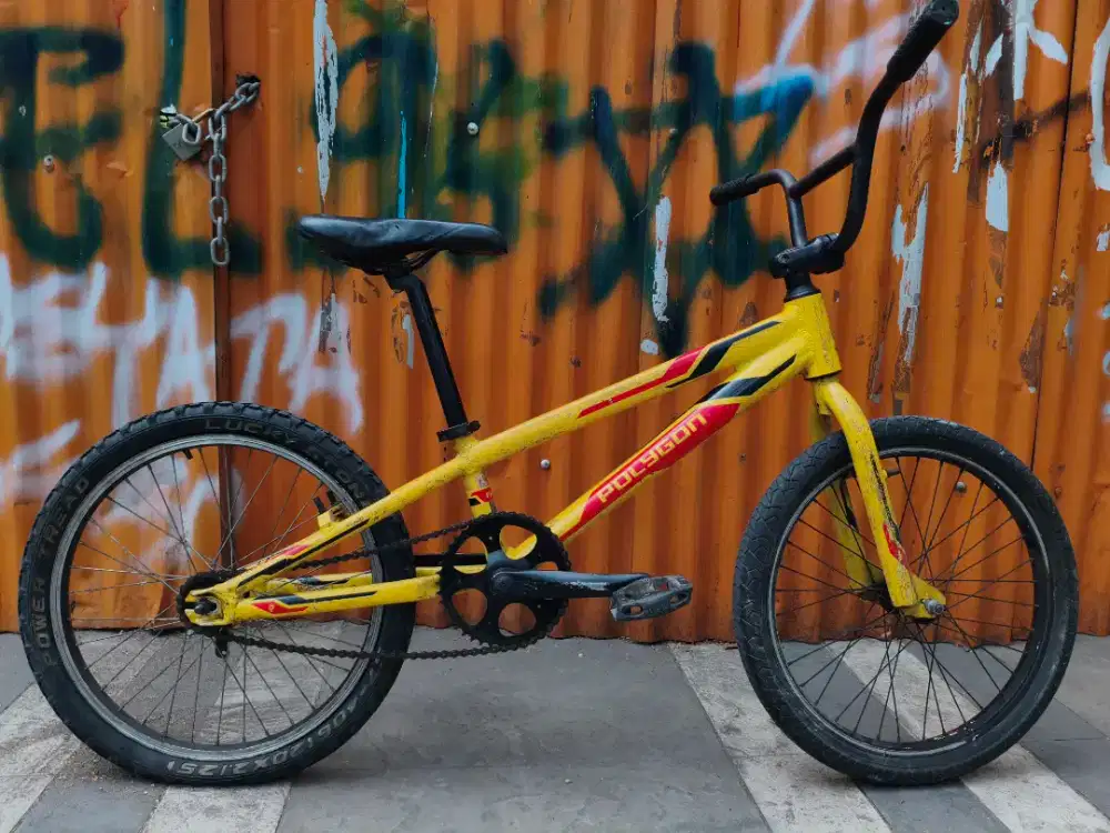 Jual sepeda bmx polygon fritz bekas nego