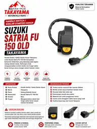 Handle Switch (Saklar) Kanan Suzuki Satria FU 150 Old Merk Takayama