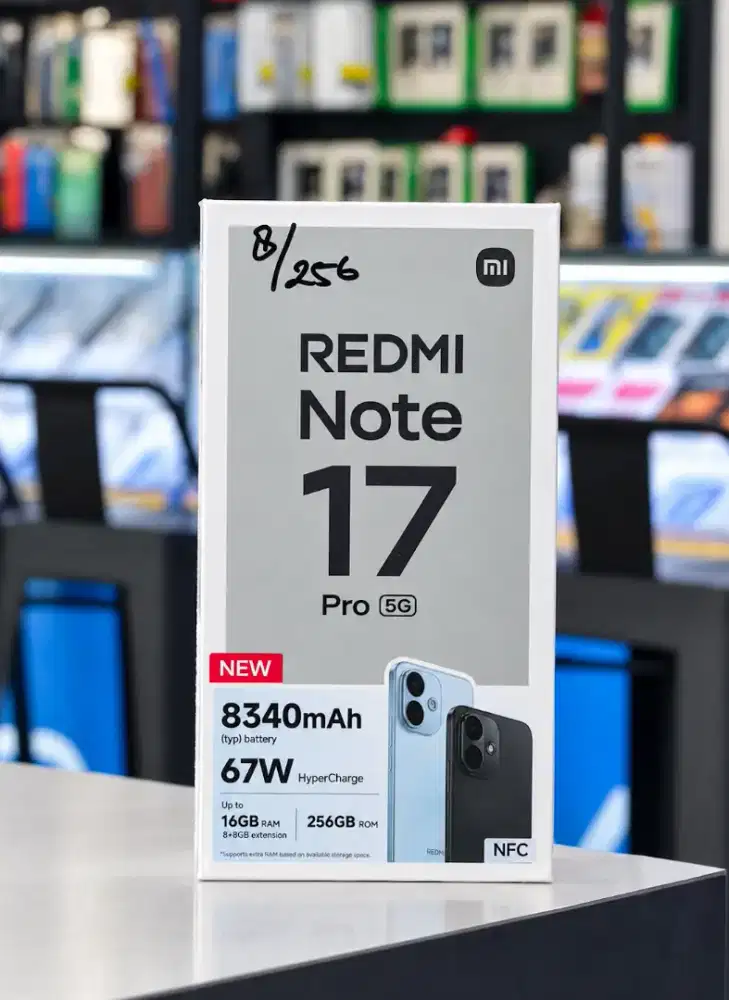 Xiaomi Redmi Note 17 Pro 5G 8/256GB ,*Siap Antar Free Ongkir
