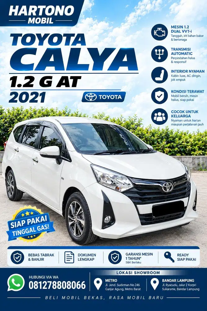 CALYA 1.2 G AUTOMETIK 2021