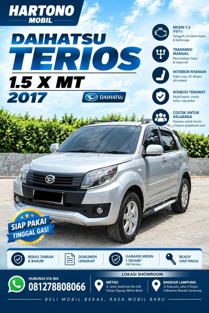 Terios 1.5 X Extra Manual 2017