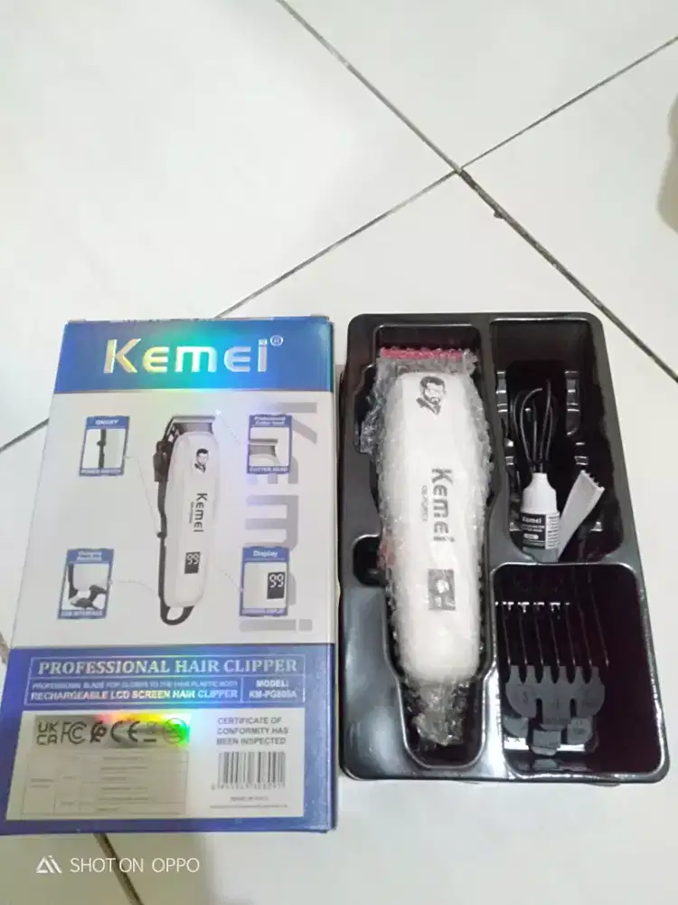DI JUAL KEMEI KM PG809A ORIGNL Alat Mesin Cukur Rambut CAS LCD DIGITAL