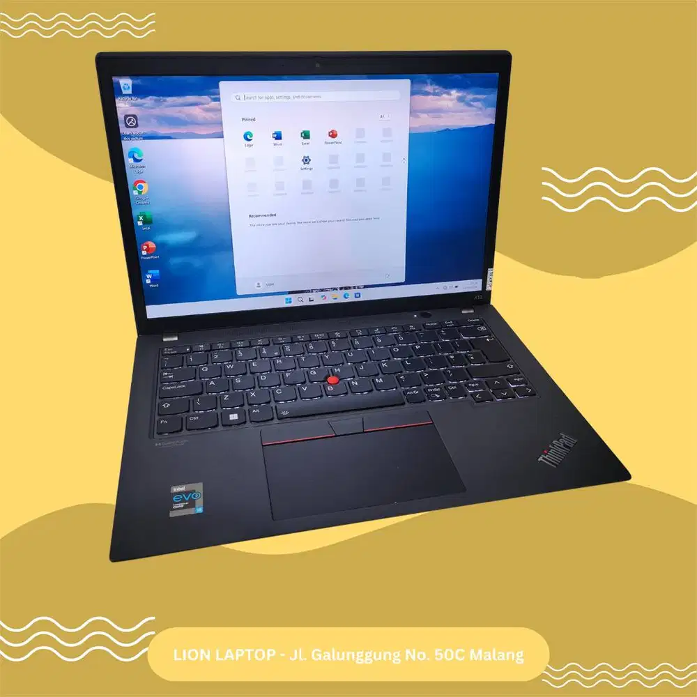 RAM 16GB Core i5 Gen 11 Slim Mulus Lenovo Thinkpad X13 Gen 2 [03|10]