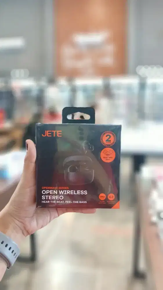 Open Ear OWS Clip JETE OpenWave Headset Lari dan Kerja ENC 2 Mic