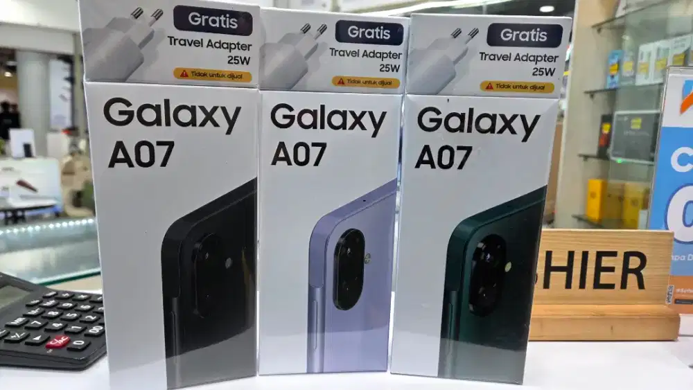 Samsung A07 4+4/64 Baru Garansi resmi.bisa cicilan pengajuan by wa