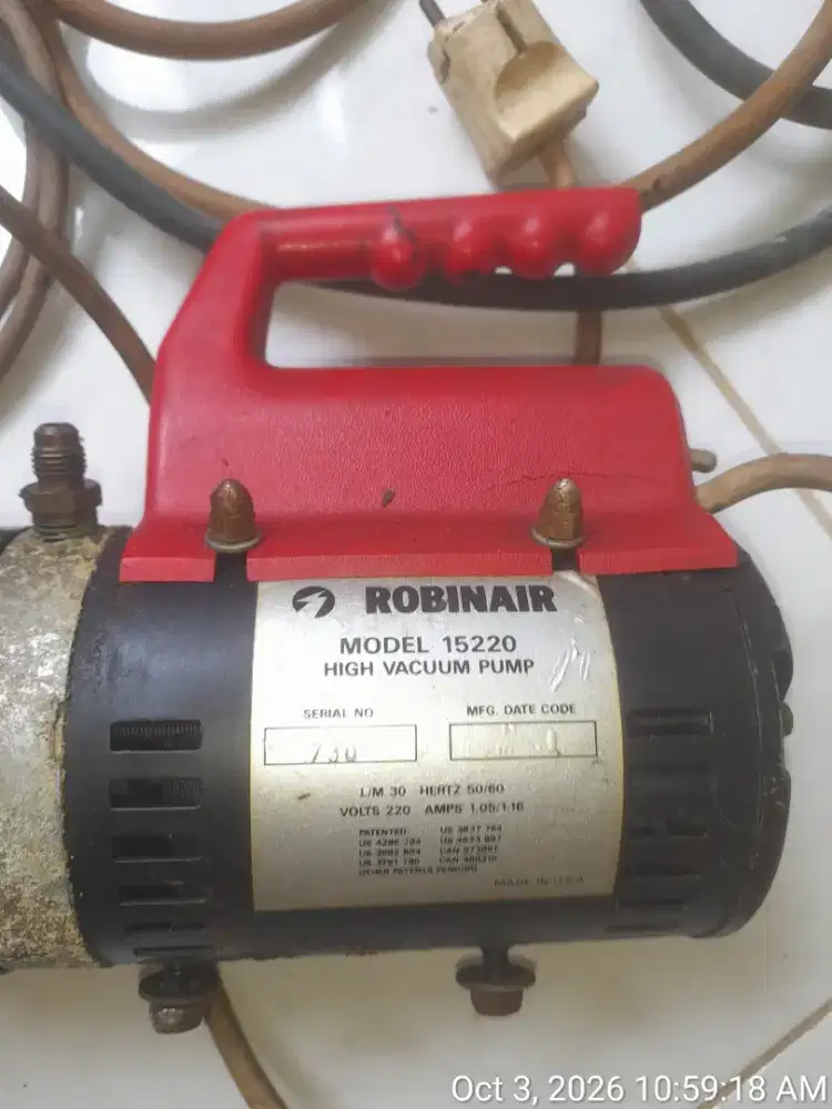 alat vacum AC dan presure gauge freon
