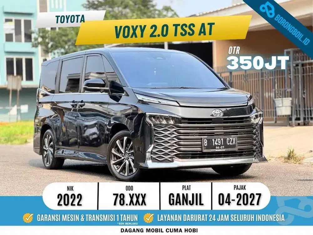 Slidingdoor Mewah | Toyota Voxy 2.0 TSS Metik 2022 Hitam