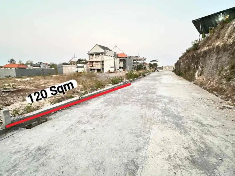 Tanah MURAH OCEAN VIEW Jl Tembusan Taman Griya Jimbaran