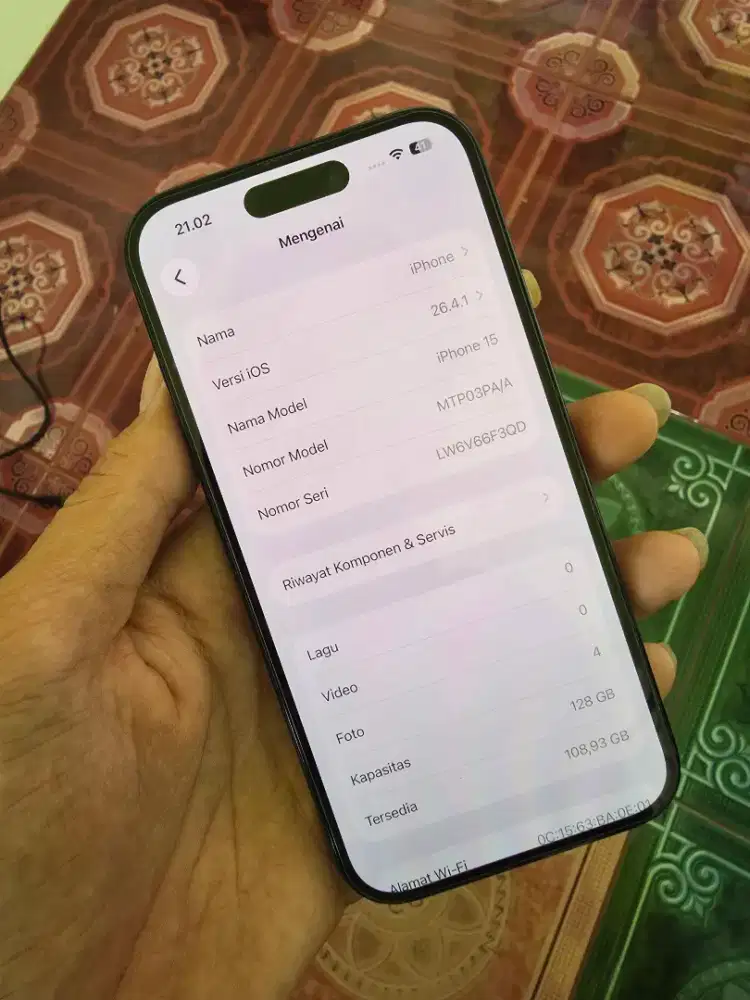 iPhone 15 iBox 128GB Fullset Normal Harga Pas