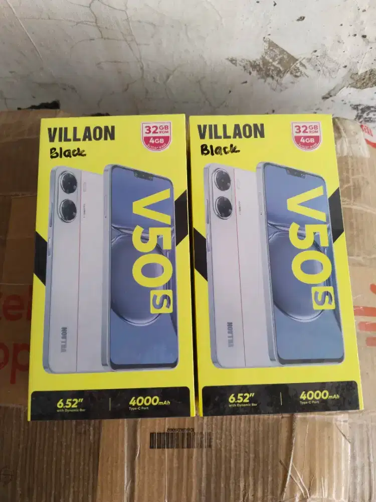 NEGO CANTIK VILLAON V50S RAM 3+1/32GB {BARU}