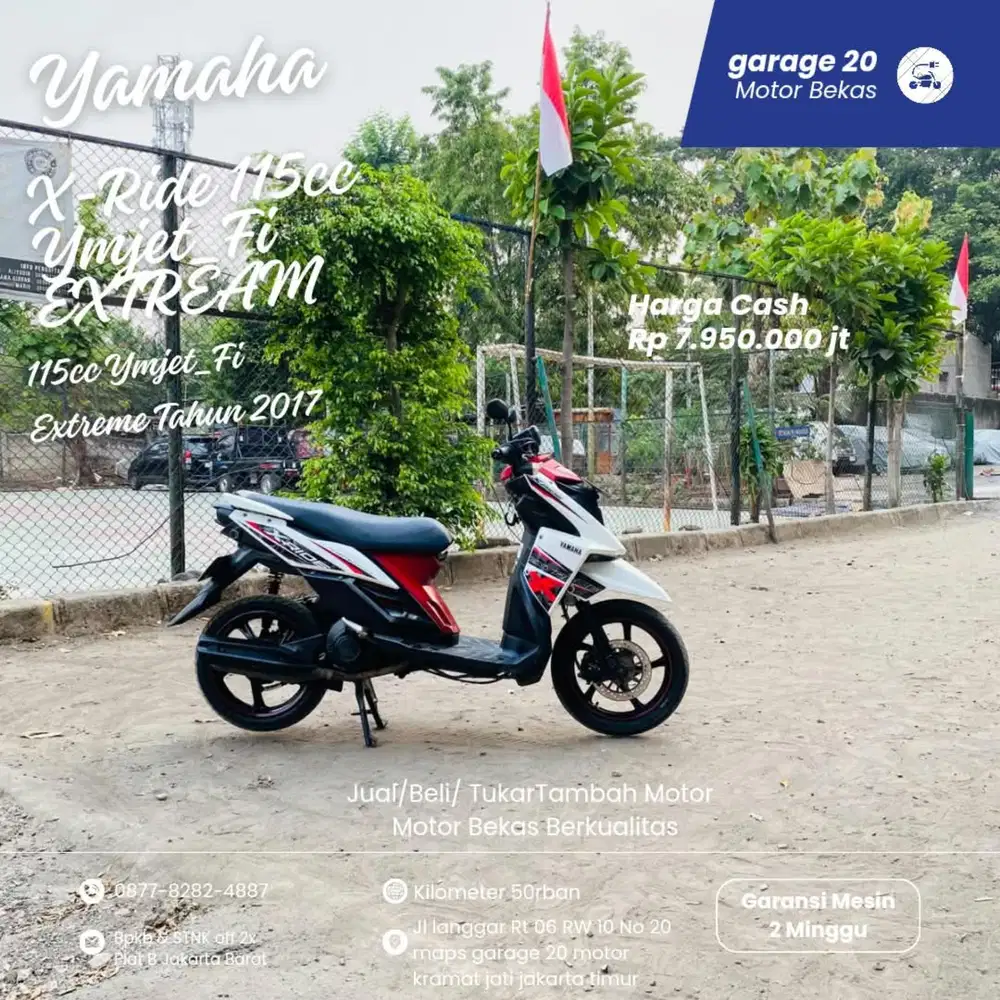 Yamaha X-Ride 115cc Ymjet Fi Tahun 2017