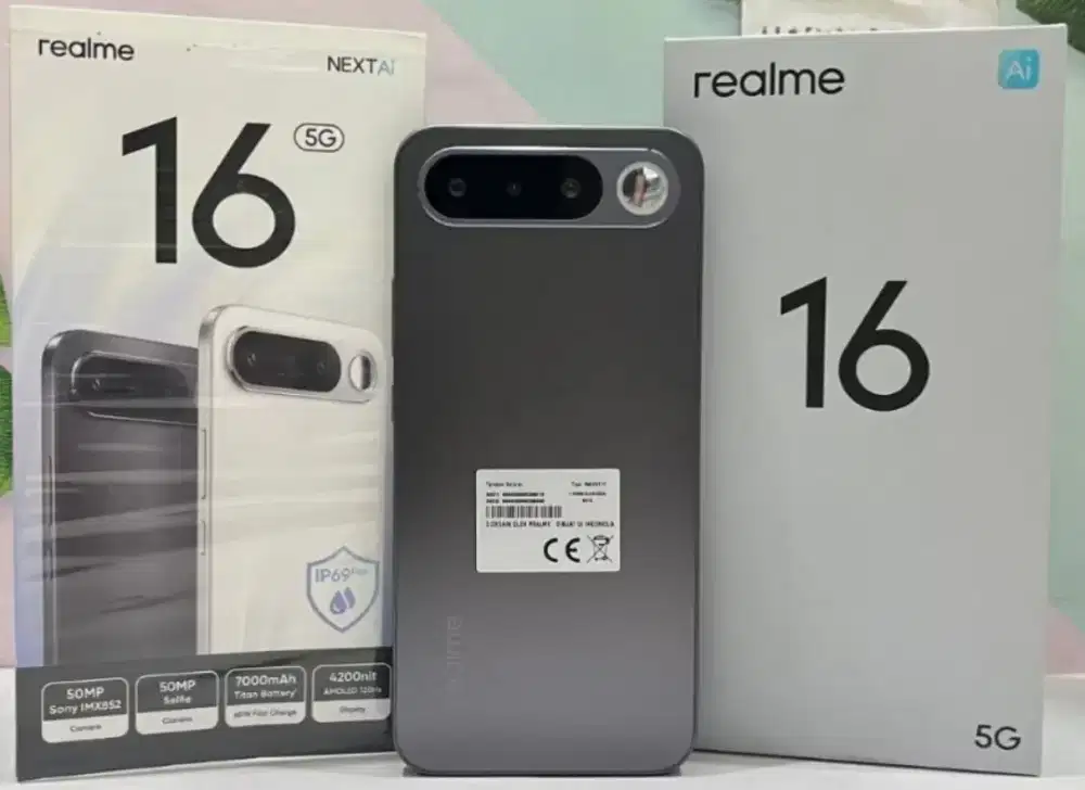 Realme 16  8/256 masih garansi