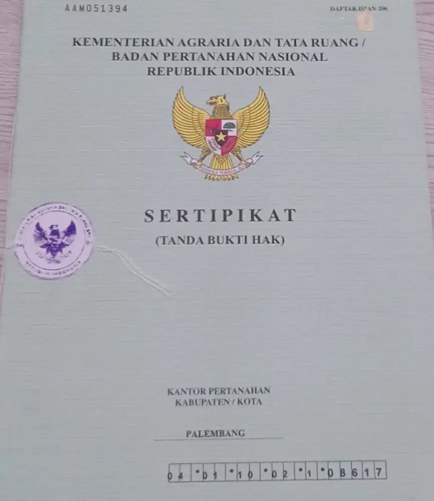 DIJUAL CEPAT - TANAH KAVLING MATA MERAH PALEMBANG