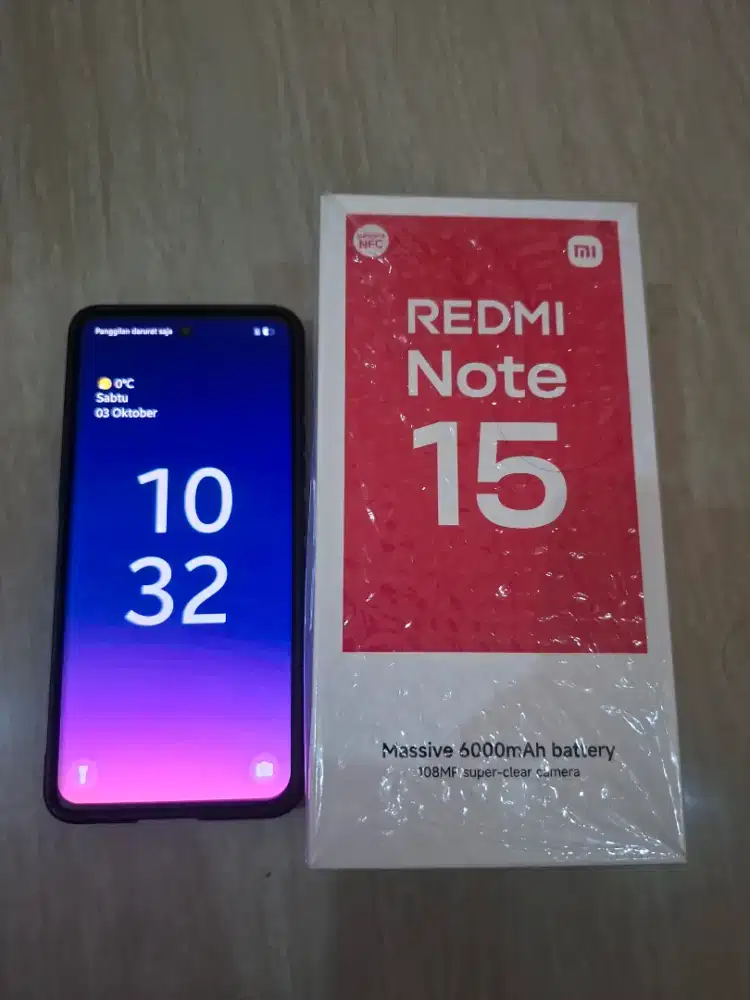 Redmi note 15 8/256 Mulus