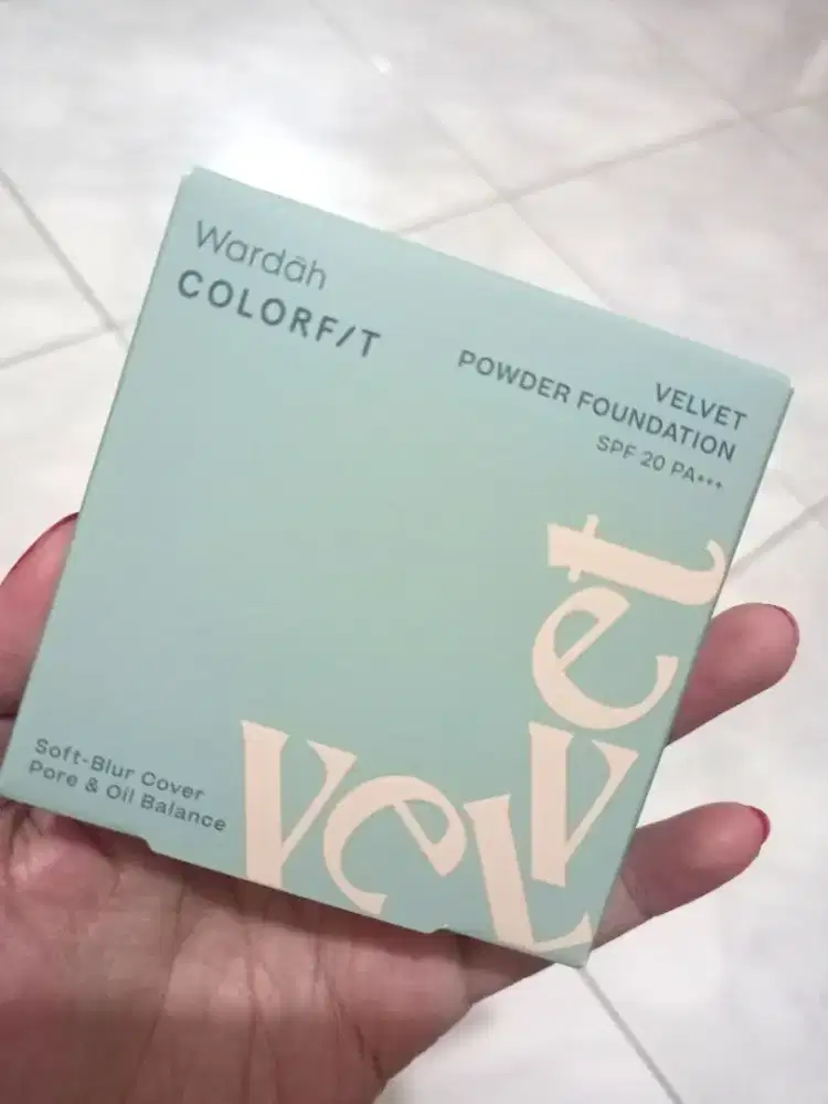 Sale Wardah colorfit velvet powder foundation shades netral beige