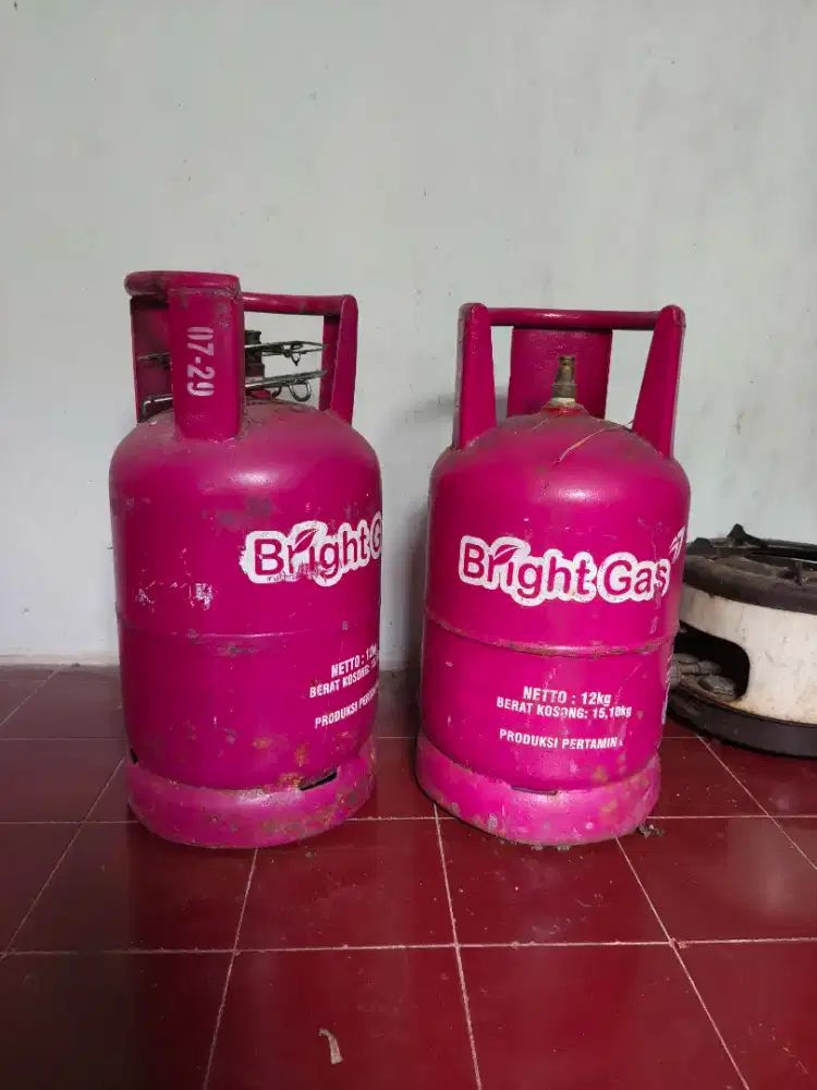2 tabung brightgas kosong 12kg