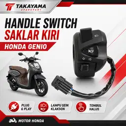Handle Switch (Saklar) Kiri Honda Genio Merk Takayama
