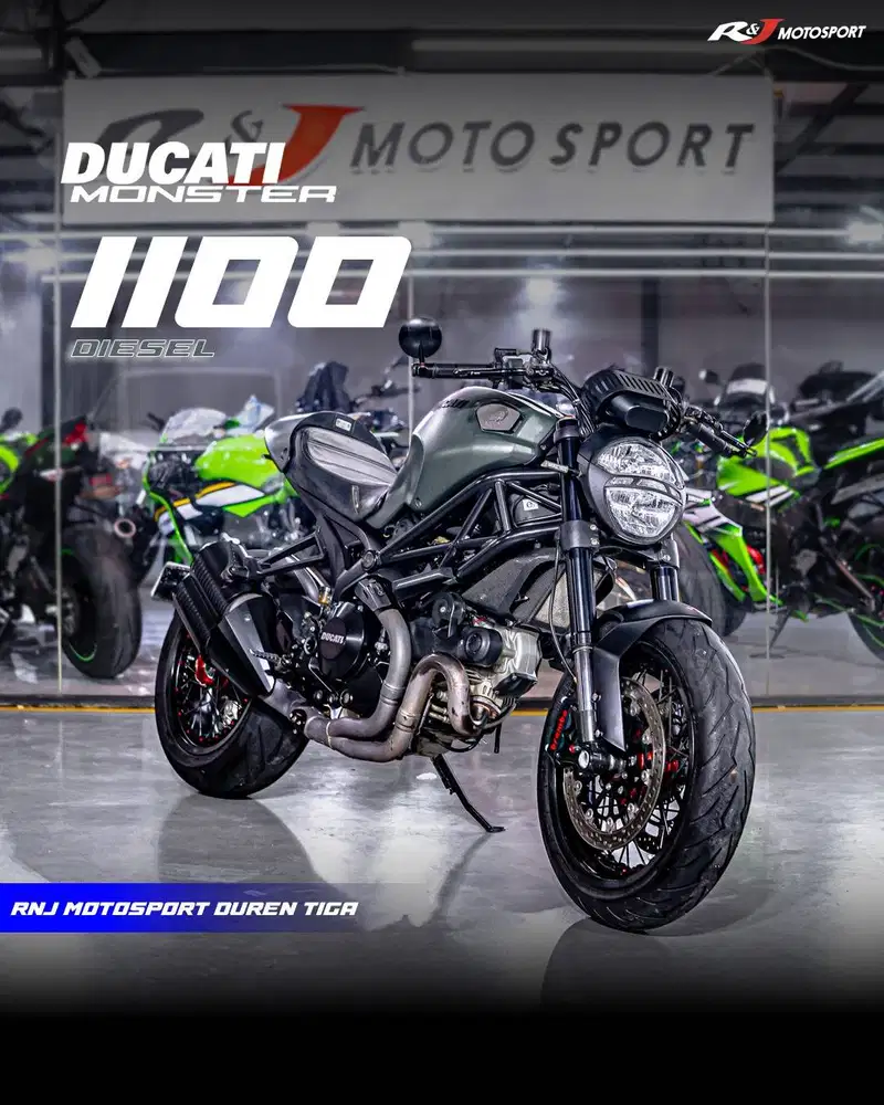 Ducati Monster 1100 Monster 795 Monster 1200 Nik 2014 Km.14.000an