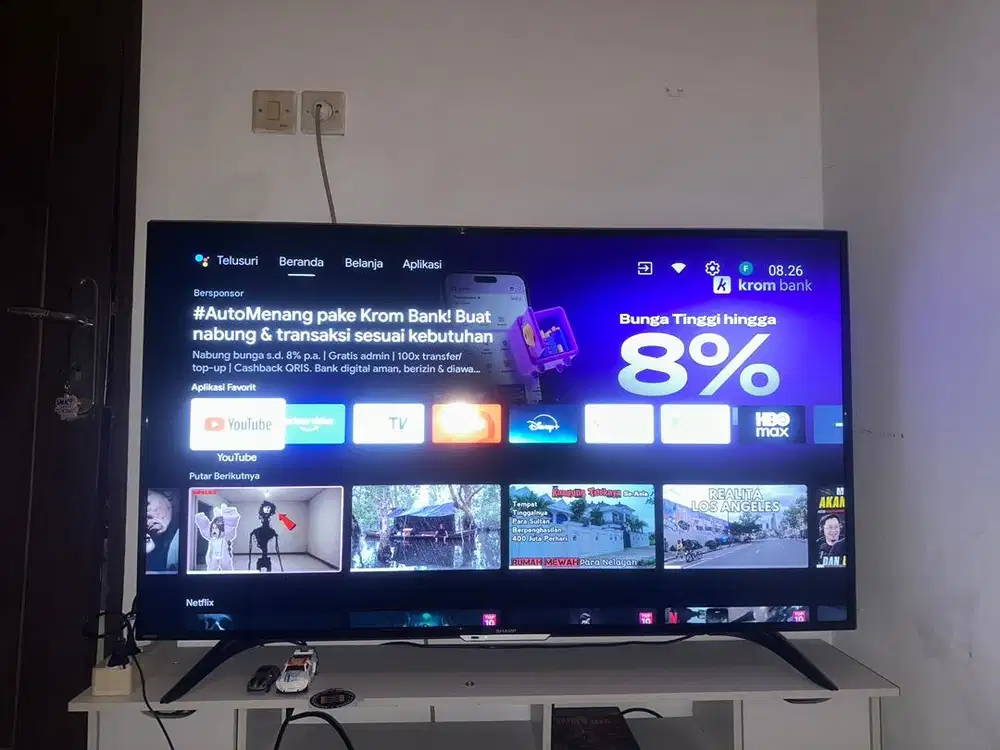 TELEVISI SHARP AQUOS 55 INCH