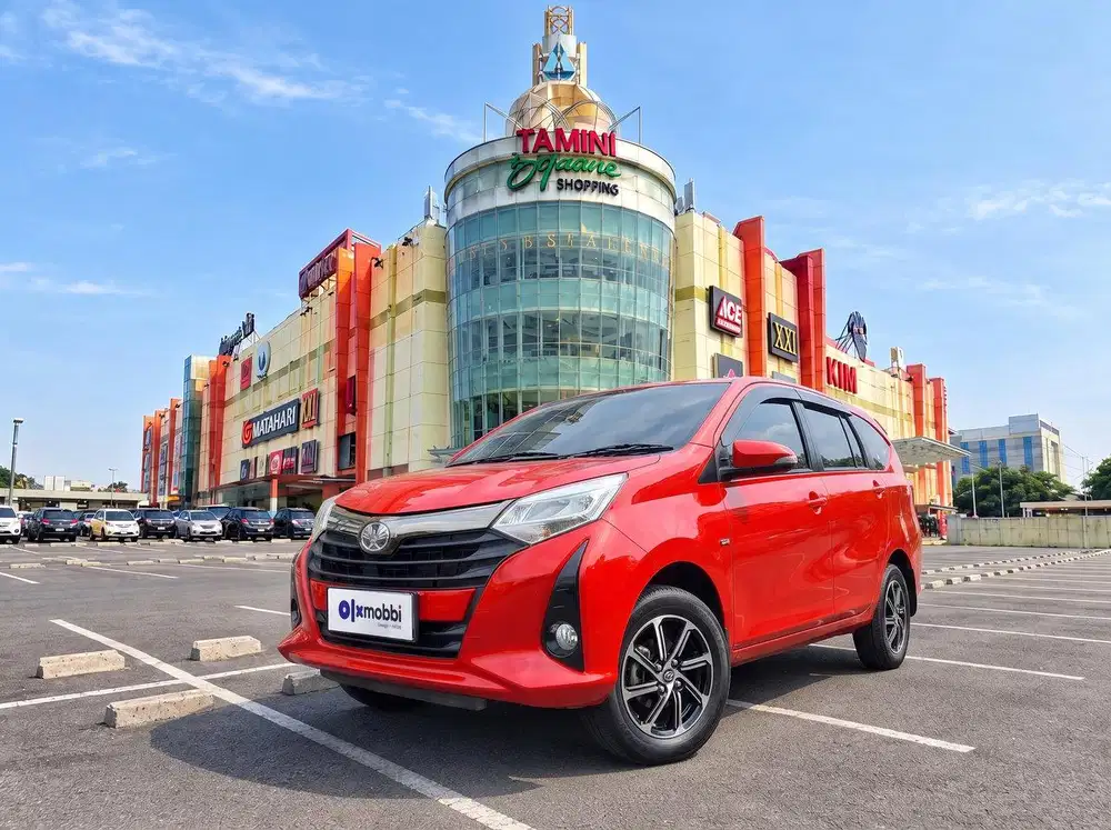 TDP RENDAH - Toyota Calya 1.2 G Bensin-AT 2022 Merah CFKDB