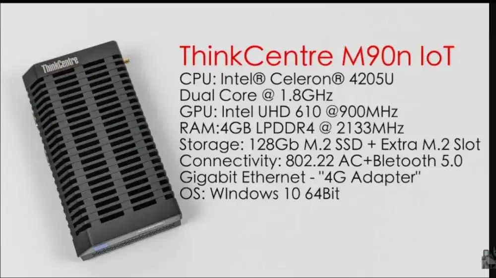 MINI PC LENOVO THINK CENTRE M90N-1 SEGEL BEKAS NORMAL FULLSET