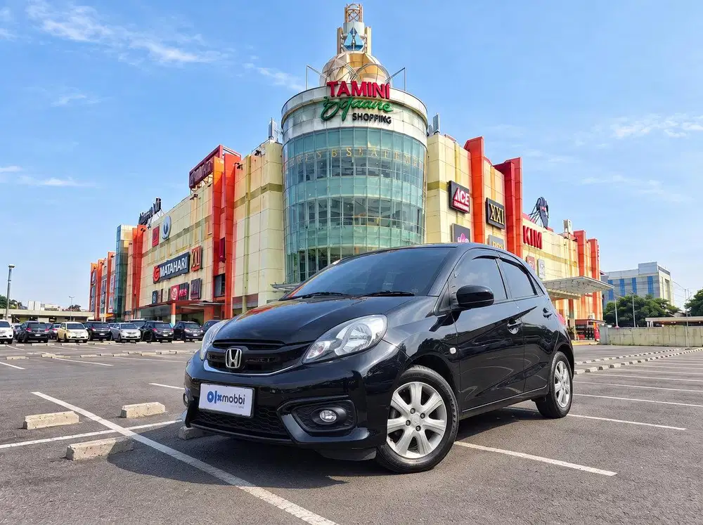 TDP RENDAH - Honda Brio Satya 1.2 E Bensin-AT 2016 Hitam CJUOB