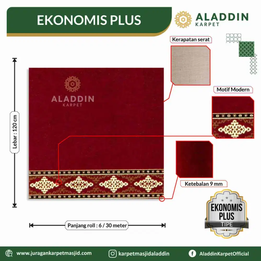 JUAL KARPET MASJID PREMIUM