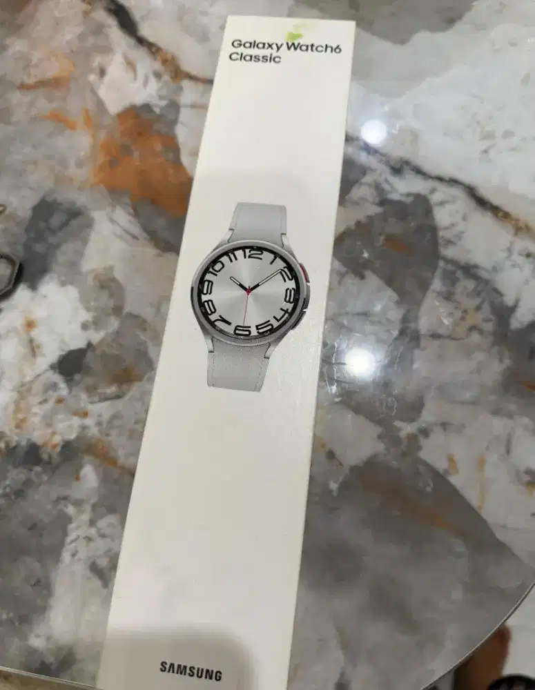 Samsung galaxy watch 6 classic silver - fullset MULUS