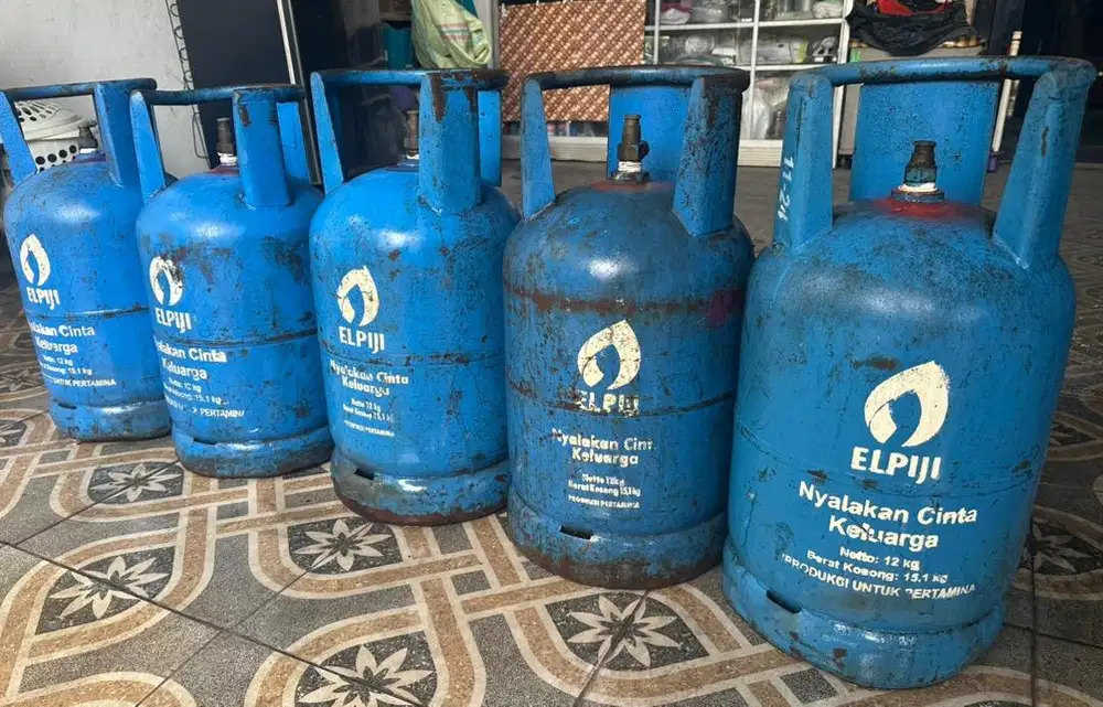 Tabung Gas Elpiji 12kg  (5 Tabung)