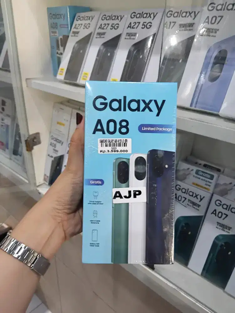Ready samsung A08 4/128 garansi resmi 1tahun atlantis dahsyat