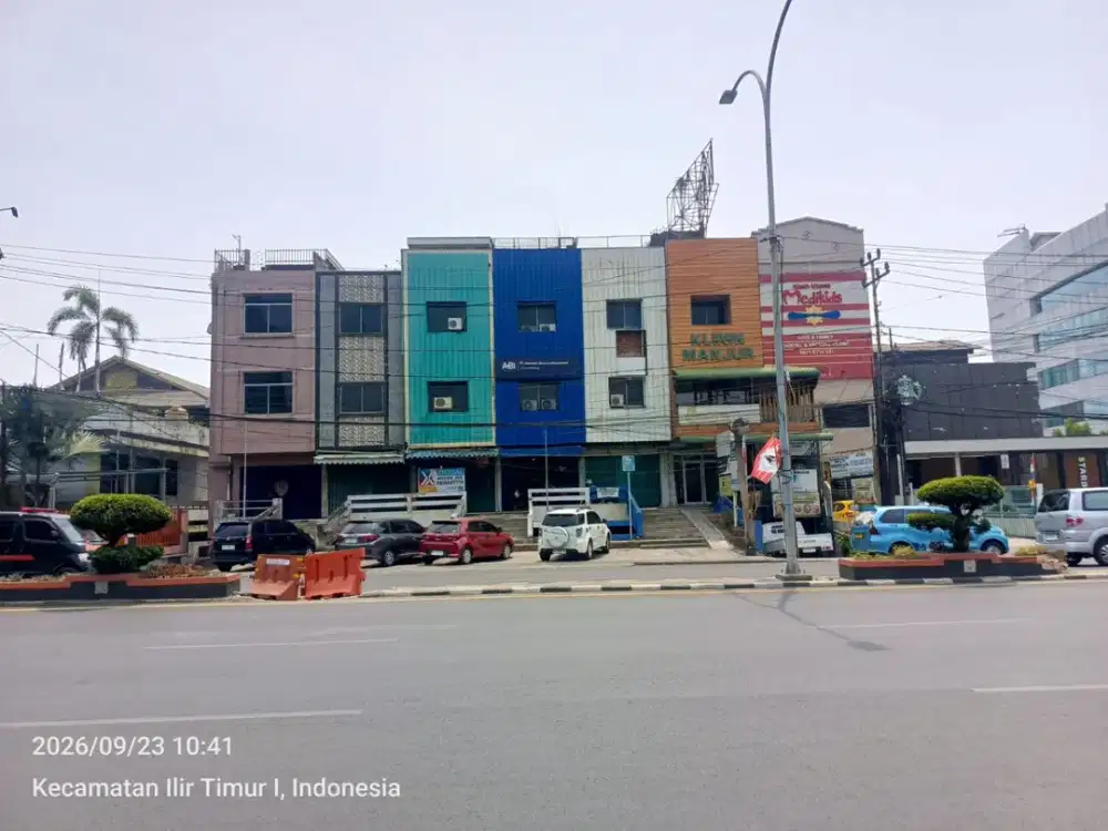 DIJUAL RUKO JALAN JENDERAL SUDIRMAN PALEMBANG