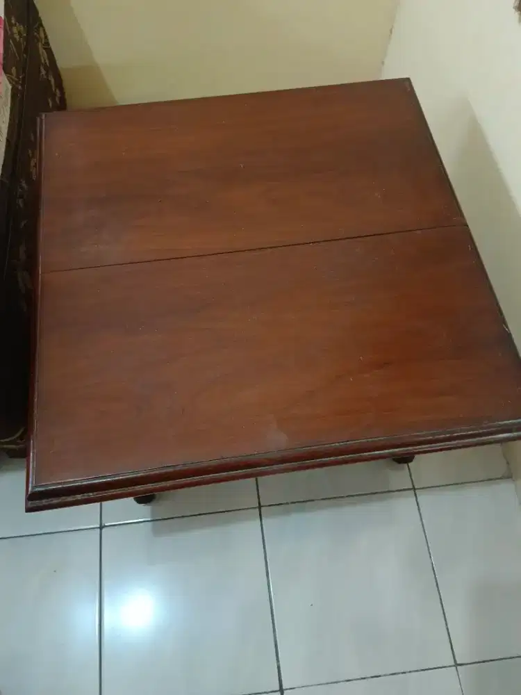 Meja tamu kayu jati