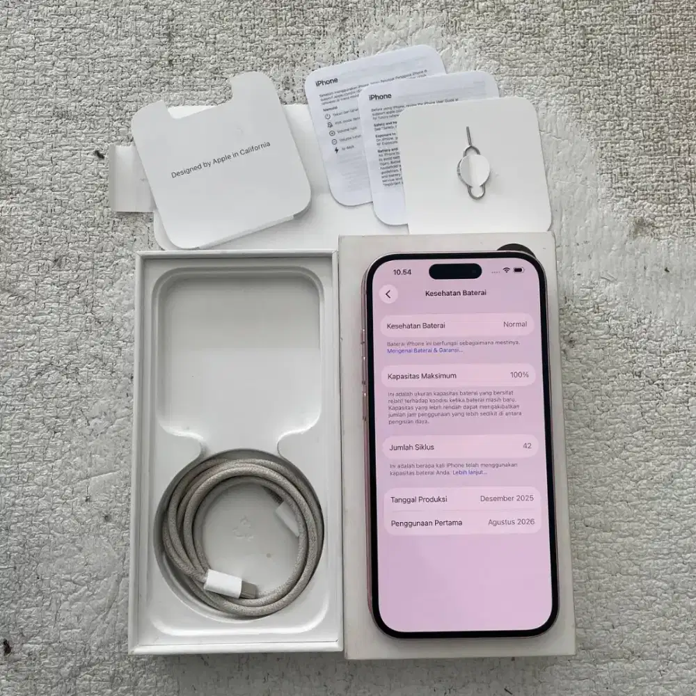 iPhone 15 iBox PA/A Warna Pink 128GB