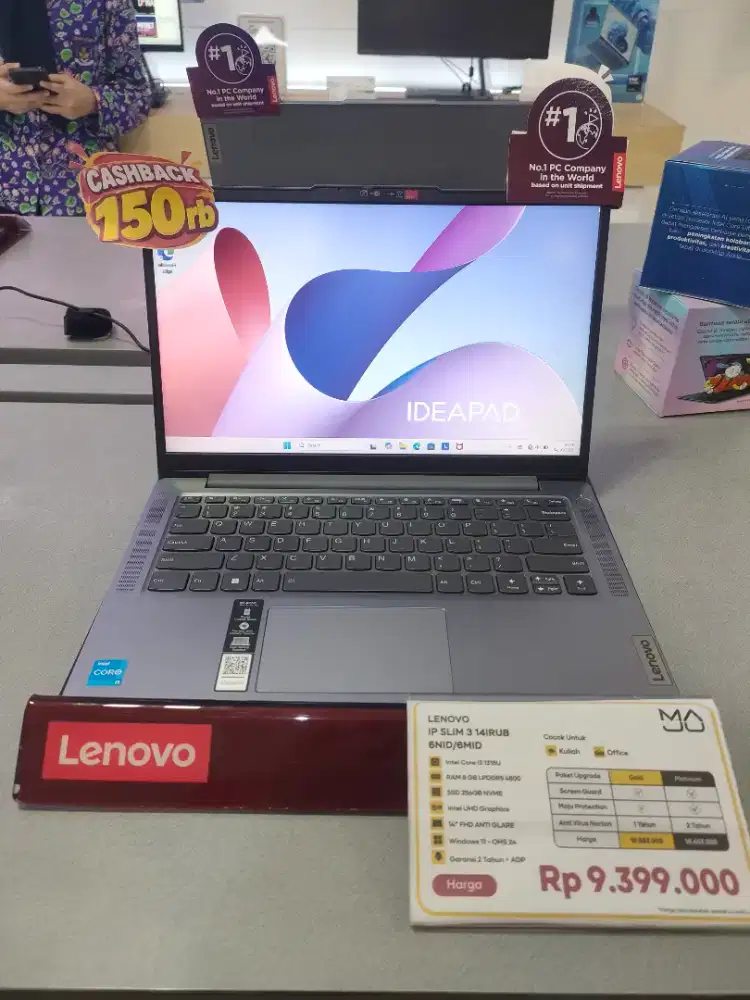 Cash/Kredit LENOVO IP SLIM 3 14IRUB

6NID/6MID