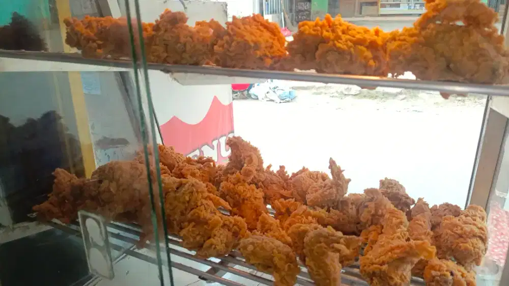 Saya pengalaman diproduksi fried chiken dan jualnya