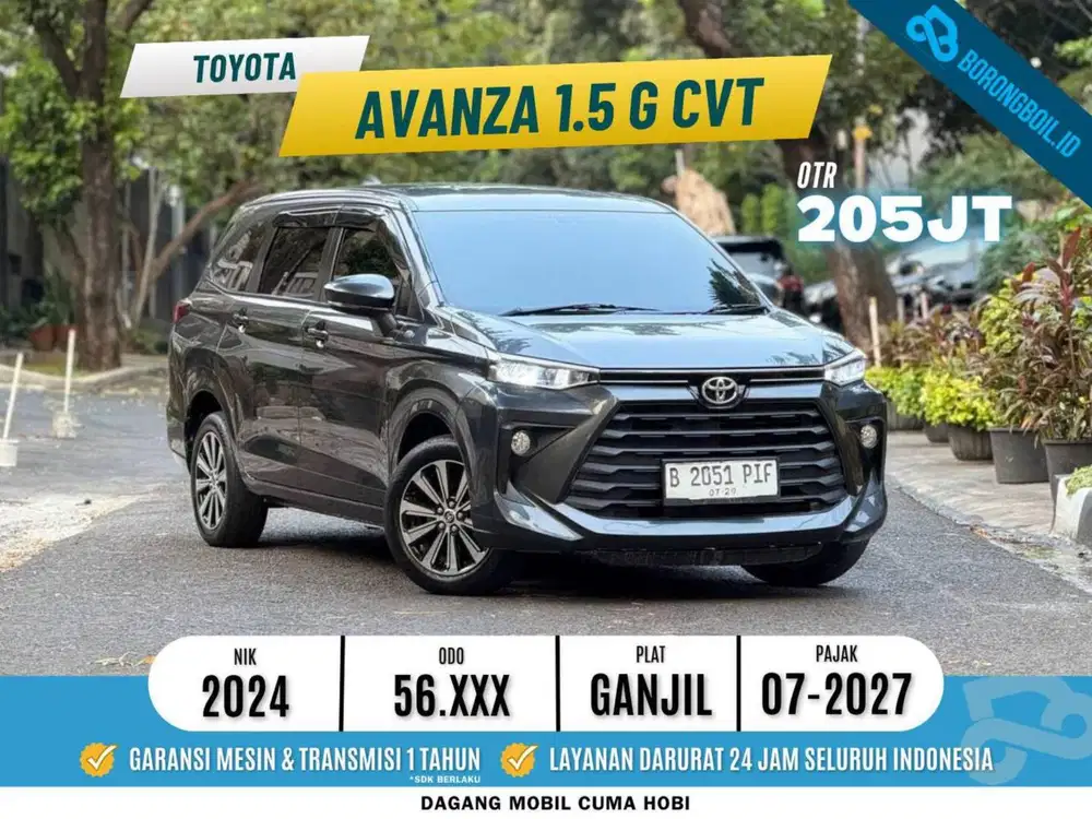 Toyota Avanza G 1.3 AT 2024