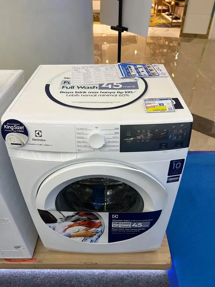 electrolux wm front loading 8Kg white