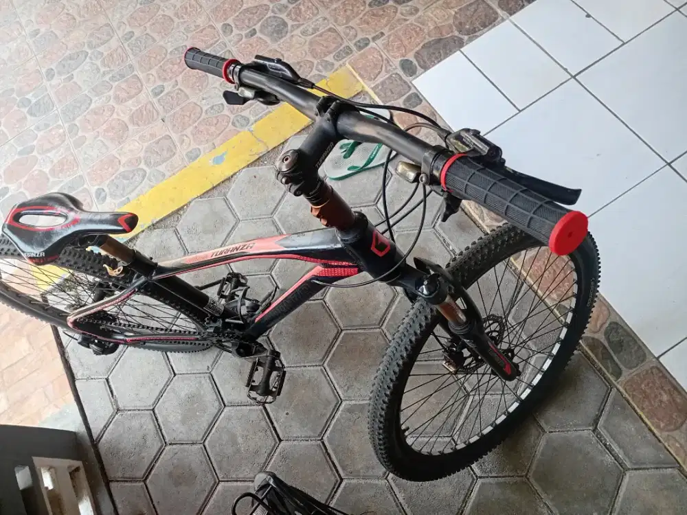 Sepeda Gunung MTB TURANZA 2706 Almunium 606i Dgn konfigurasi 3x8 speed