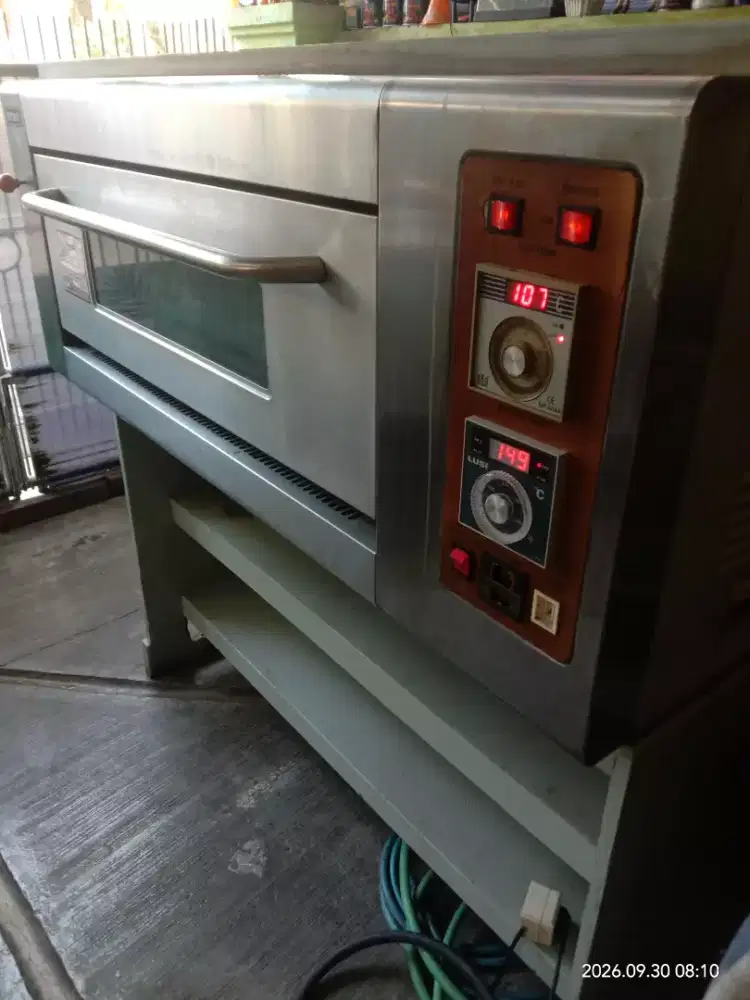 oven deck 2 tray full otomatis gas.second  .mulus pisan dan mantab
