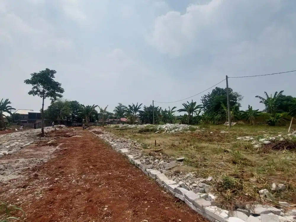Tanah Kavling 1 Jt-an Permeter Dekat Stasiun Citayam. Bisa Cicil 12x