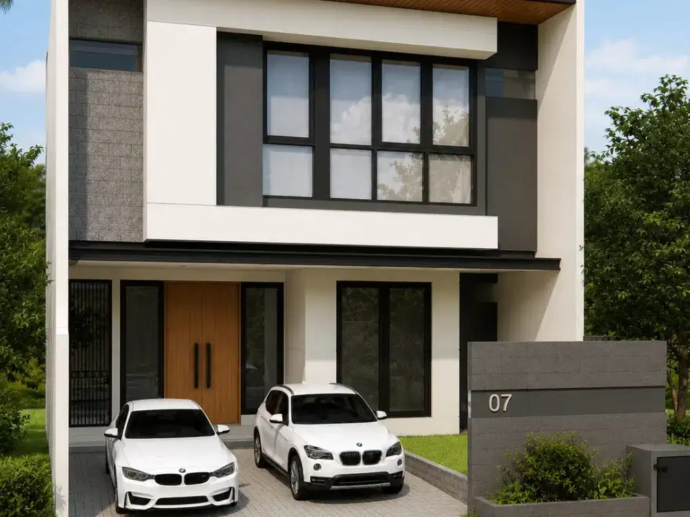 CA1283 DIJUAL RUMAH BARU MINIMALIS SEMI FURNISH DI MANYAR SURABAYA
