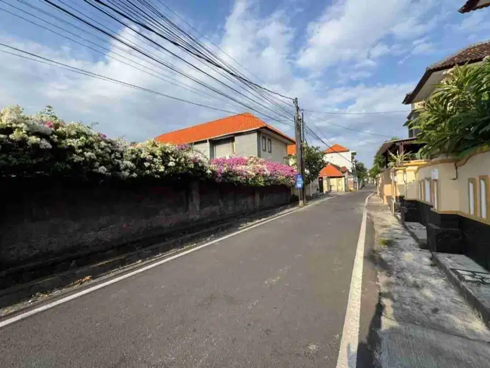 tanah jalan Tukad Badung Renon bali
